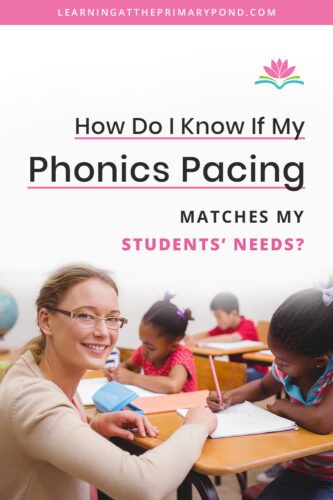 No matter what phonics curriculum you use, it’s important to think about phonics pacing. In this post, I’ll talk about how to determine a starting point for phonics, when to move on for something, and also when to reteach a skill.