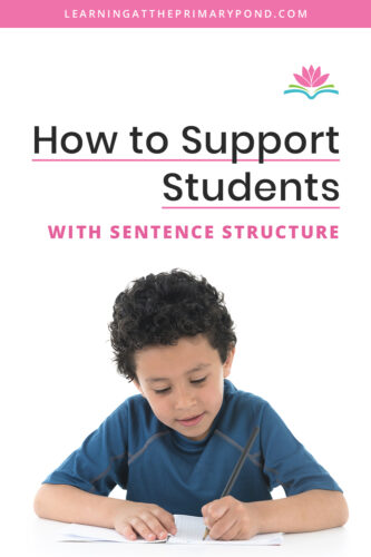 Getting students to understand the different parts of a sentence as well as the types of sentences can help strengthen their writing. In this post, I'll explain what sentence structure is and then provide 3 activities for supporting students in Kindergarten, 1st, and 2nd grade. 