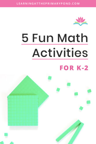 Math and literacy depend on each other more than you think! In this blog, I'll outline 5 of my favorite activities for you to do with your K-2 students. Not only are they helpful with math concepts, they're fun!