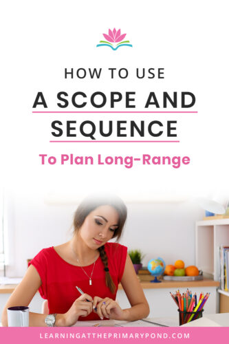 Planning long-range using a scope and sequence can be a daunting task! In this blog post, I'll explain how I look at a scope and sequence to plan literacy for Kindergarten, 1st grade, and 2nd grade classrooms. 