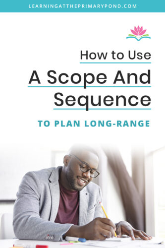 Planning long-range using a scope and sequence can be a daunting task! In this blog post, I'll explain how I look at a scope and sequence to plan literacy for Kindergarten, 1st grade, and 2nd grade classrooms. 