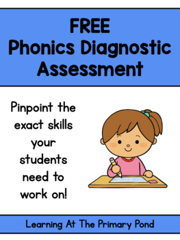 In this post, I'll explain what my phonics diagnostic assessment is. I'll also tell you what to do with the information for your Kindergarten, 1st grade, and 2nd grade students after the assessment! 