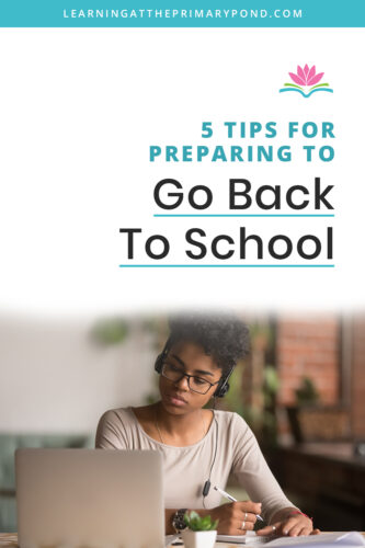 Getting ready for the year ahead can be both exciting and overwhelming! In this blog post, I'll share 5 helpful tips so you can make this school year your best one yet!