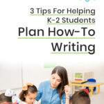 3 Tips For Helping K-2 Students Plan How-To Writing
