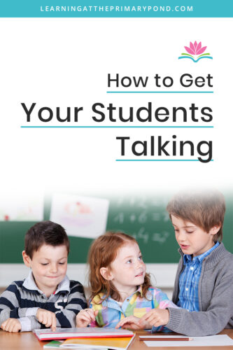 Students, for the most part, love to talk! How can you make student talk a positive aspect of your Kindergarten, first grade, or second grade classroom? In this post, I'll give some tips on how to successfully set up student talk! 