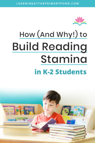 Reading stamina is such an essential skill for Kindergarten, first grade, and second grade students! You may know your end goal with your students regarding reading stamina, but how do you get them there? In this blog, I'll give you some tips and ideas for resources to use when building reading stamina. 