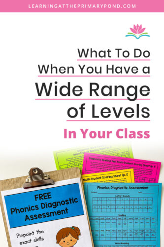 When it comes to your group of students, you most likely have a wide range of levels! This means there's a need to differentiate content and materials. That also means more work for you. In this post, I'll give you tips on how to manage it all!