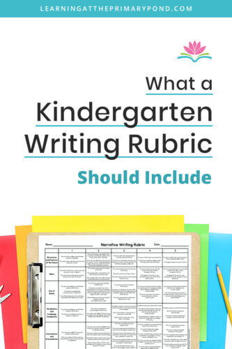 Teaching writing in Kindergarten is different than teaching writing in 1st grade and up. Kindergarteners have different needs, and many begin the year drawing or scribbling rather than writing! If you've ever wondered what is developmentally appropriate to expect from your Kindergarteners, or how to asses your Kindergarteners' writing, this blog post is for you. Click here to read all about what a Kindergarten writing rubric should include!