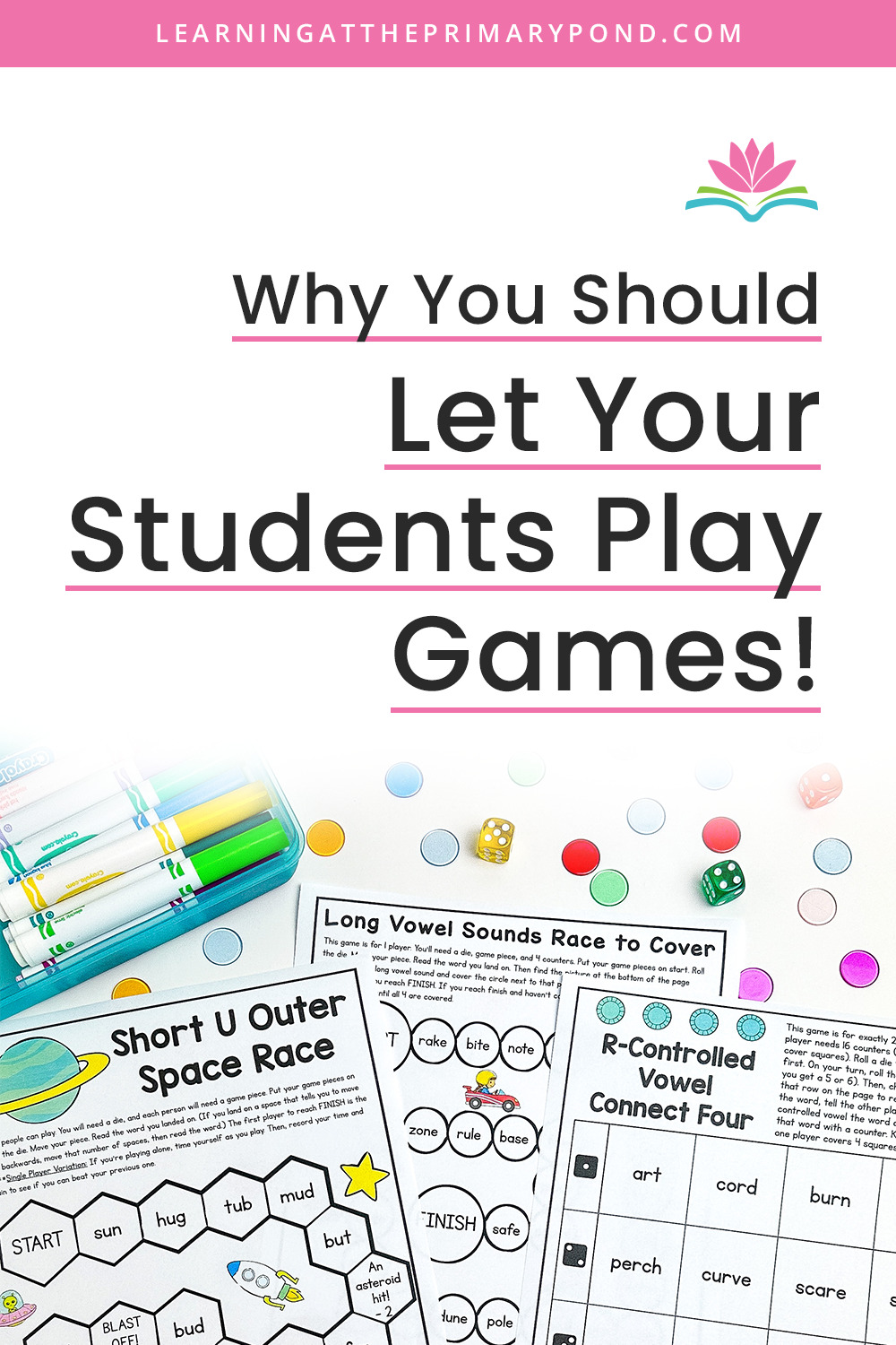 Why You Should Let Your Students Play Games! - Learning at the Primary Pond