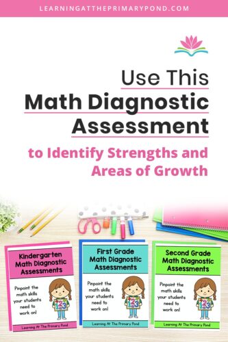 In order to help differentiate for all of your students, it's important to identify strengths and areas of growth. In this blog post, I'll go through how to use a math diagnostic assessment!