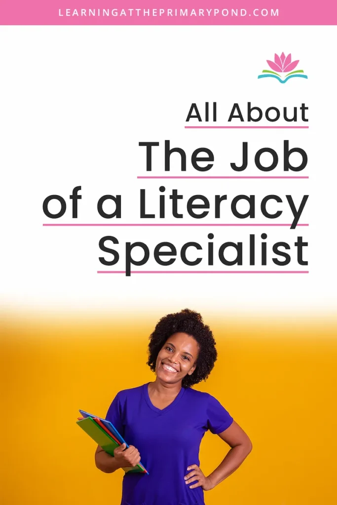 Want to know more about what a literacy specialist does to help students? Check out this post! While I'll share details about the job of a literacy specialist, I'll first cover some information on how to become a literacy specialist.