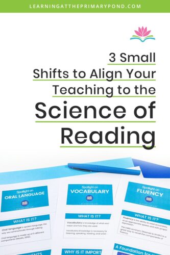 In this blog post, I'll help you navigate which small shifts you can start making today when it comes to the Science of Reading!