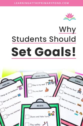 Encouraging students to set goals impacts their academic and personal development. In this blog post, I'll explain why goal setting is essential!